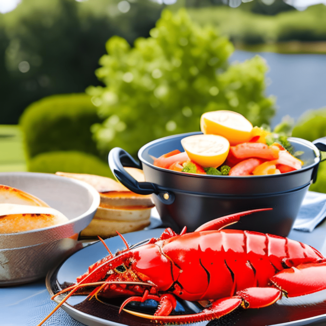 Lobster Boil Outdoors