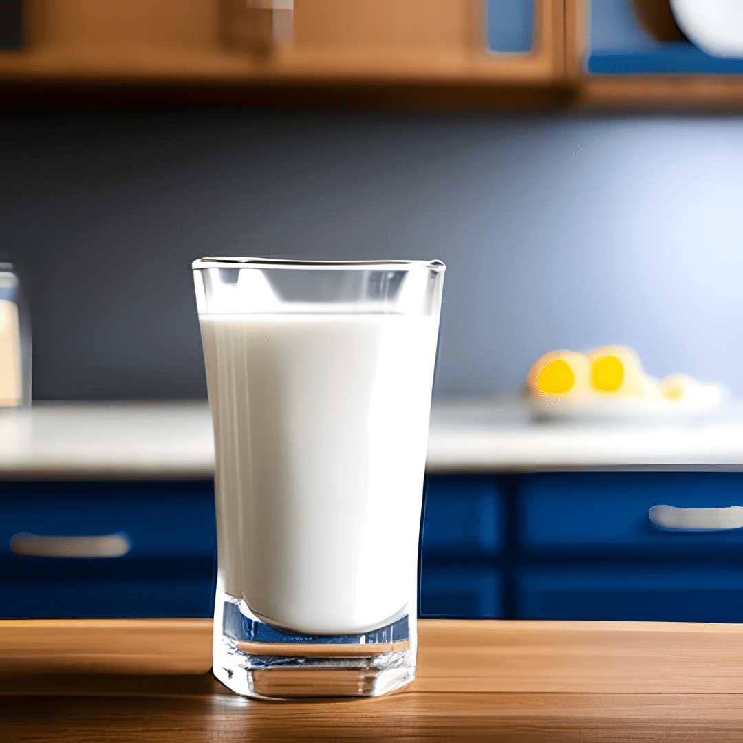 Glass of milk