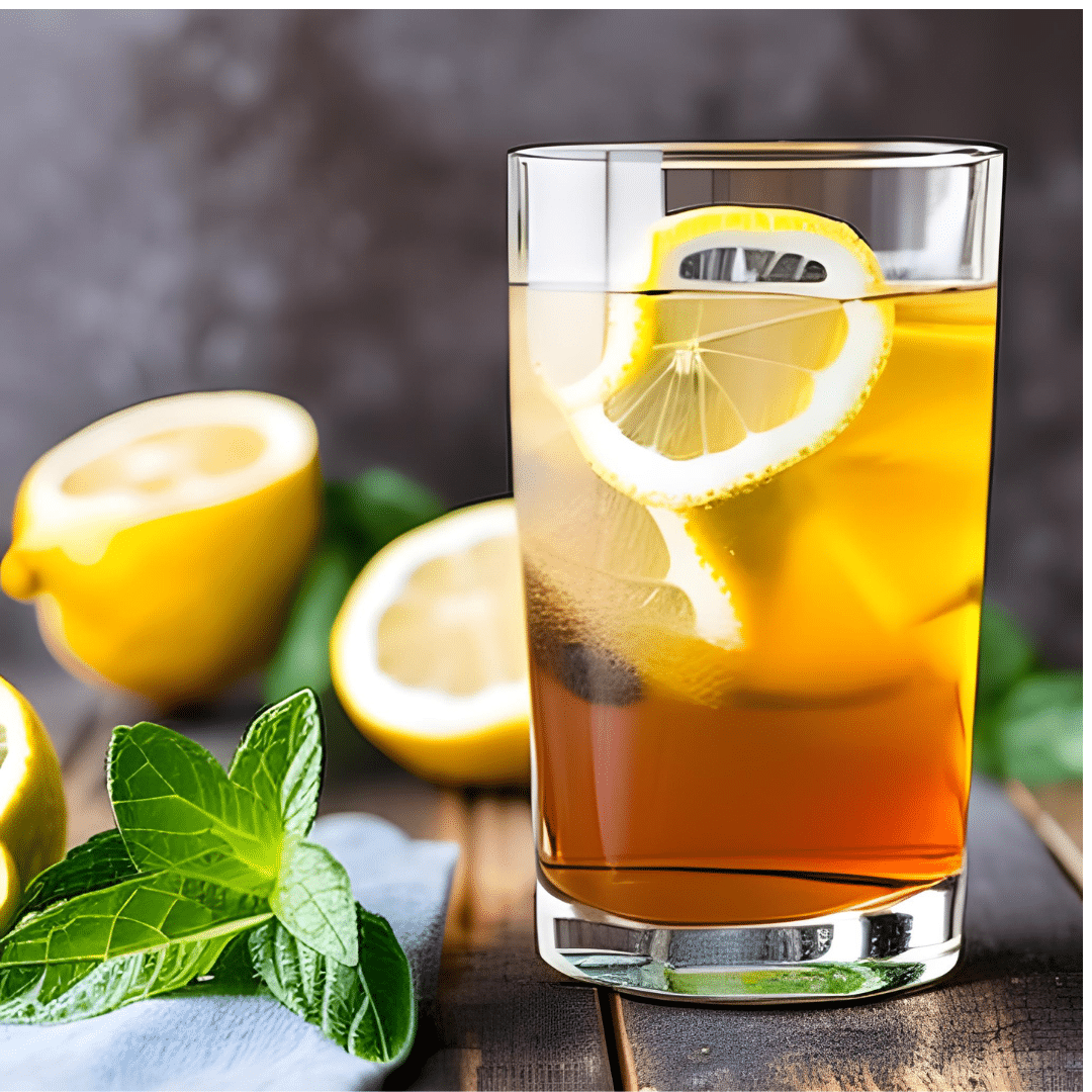 glass of ice tea