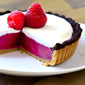 Raspberry Cream Pie
